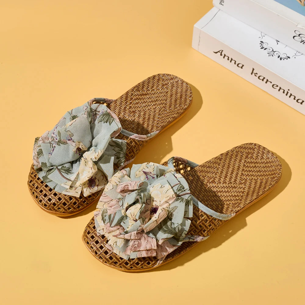 Dahlia Vintage Woven Slippers