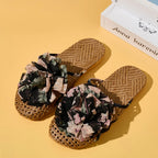 Dahlia Vintage Woven Slippers