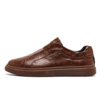Ventoro Genuine Leather Slip-Ons