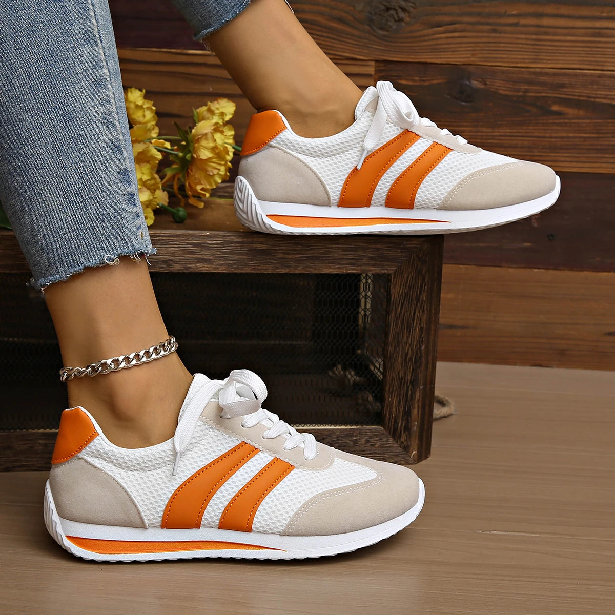 Solea Casual Sneakers With Active-Mesh