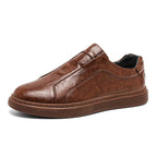 Ventoro Genuine Leather Slip-Ons