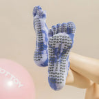 Aura Balance Yoga Grip Cotton Socks