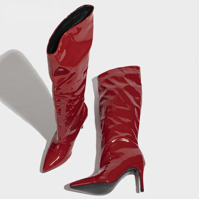 Fer-de-Lance Glacé Stiletto Boots