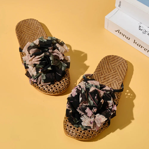 Dahlia Vintage Woven Slippers