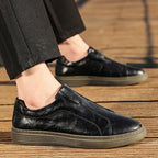 Ventoro Genuine Leather Slip-Ons