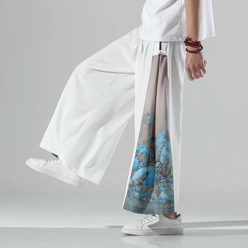 Utamaro Wide-Leg Pants