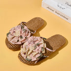 Dahlia Vintage Woven Slippers
