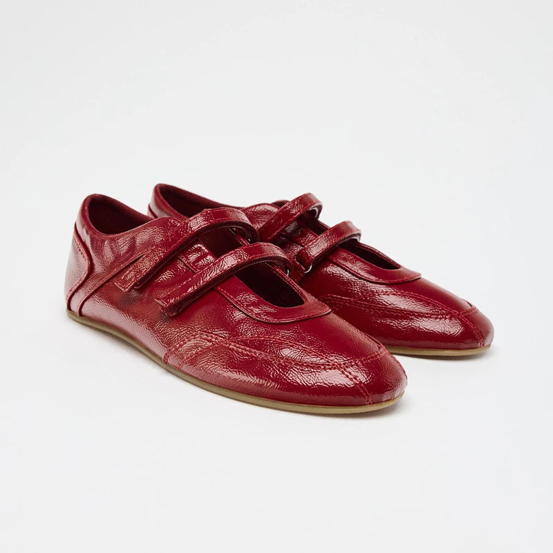 Amélie Signature Strap Flats