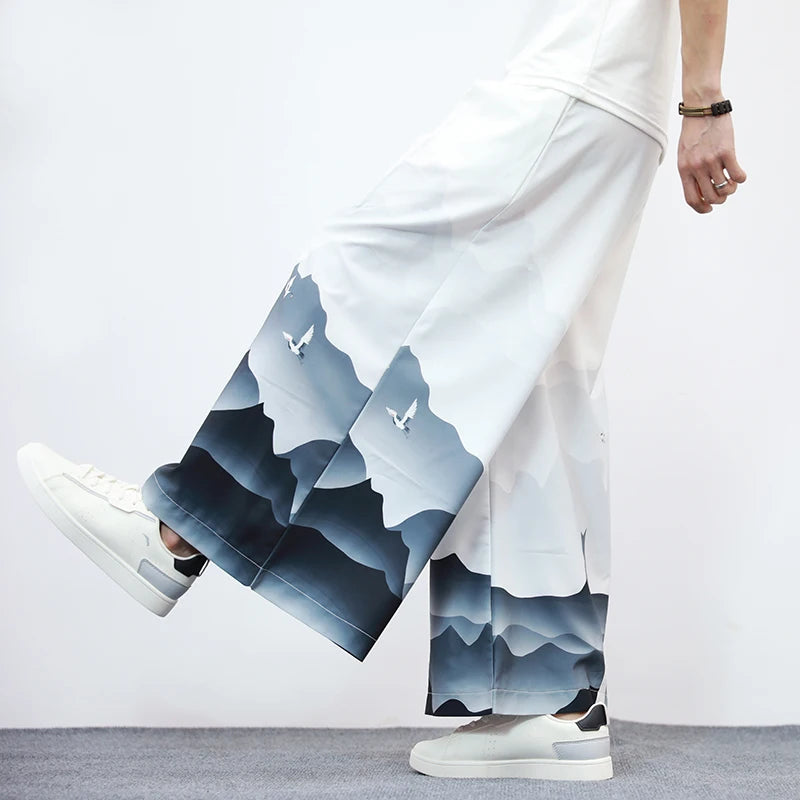 Utamaro Wide-Leg Pants
