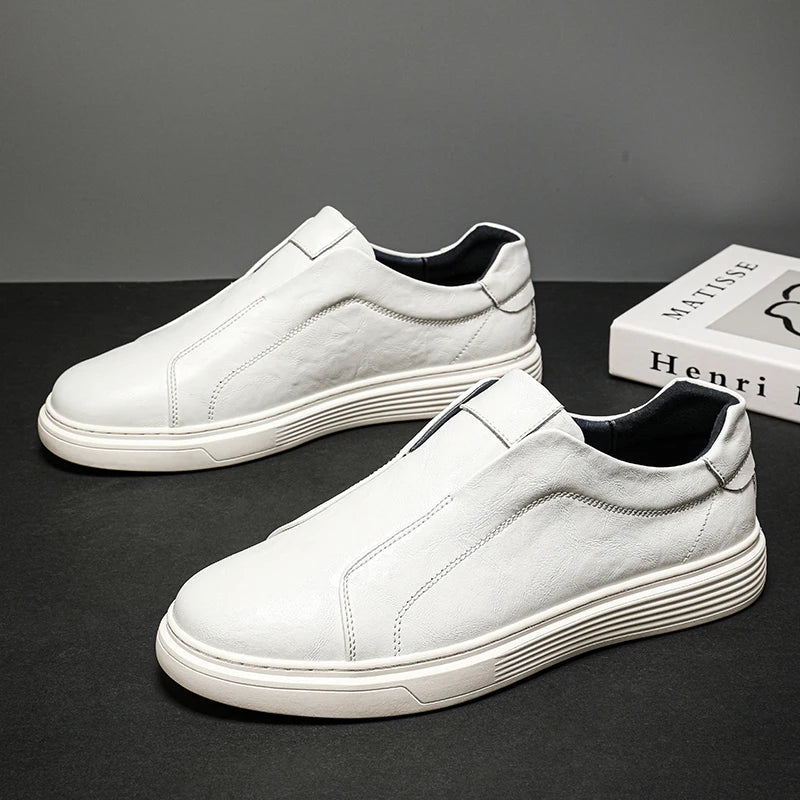 Ventoro Genuine Leather Slip-Ons