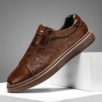 Ventoro Genuine Leather Slip-Ons