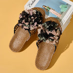Dahlia Vintage Woven Slippers