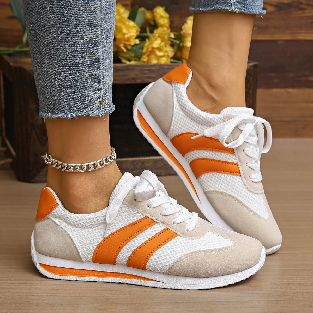 Solea Casual Sneakers With Active-Mesh