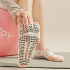 Aura Balance Yoga Grip Cotton Socks