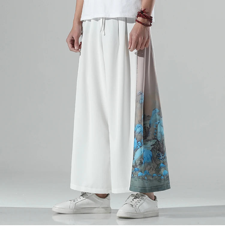 Utamaro Wide-Leg Pants