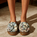 Dahlia Vintage Woven Slippers