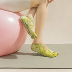 Aura Balance Yoga Grip Cotton Socks