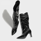 Fer-de-Lance Glacé Stiletto Boots