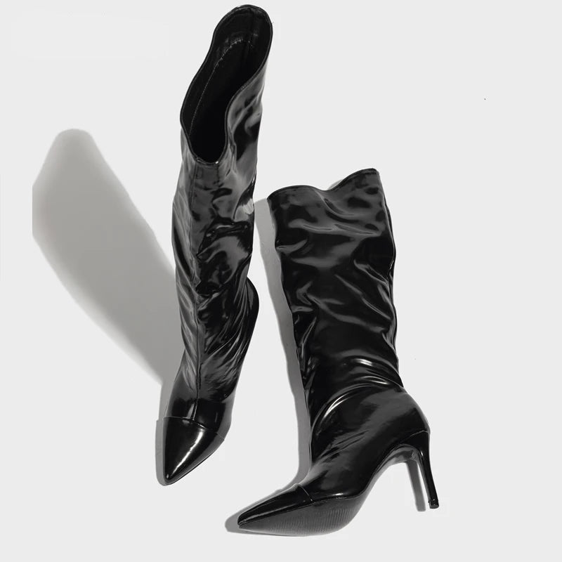 Fer-de-Lance Glacé Stiletto Boots