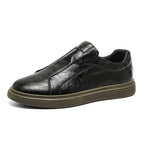 Ventoro Genuine Leather Slip-Ons
