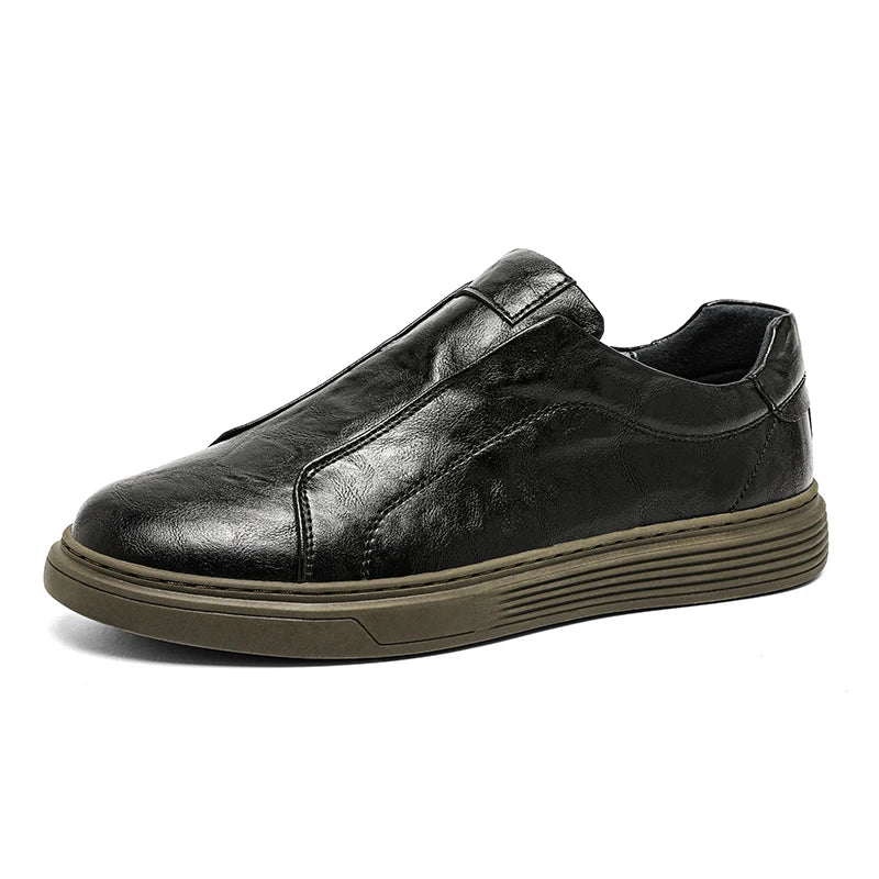 Ventoro Genuine Leather Slip-Ons